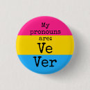 Recherche de pronoms badges Typographie