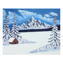 Recherche de scène de neige posters Montagnes enneigées
