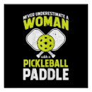 Recherche de femmes drôles posters Pickleball