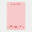 Recherche de valentines day post its Rouge