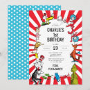 Recherche de personnages invitations Dr seuss
