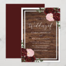 Recherche de bois mariage invitations Rose