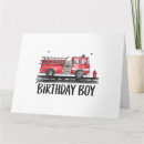 Recherche de pompier anniversaire cartes Garçon
