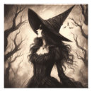 Recherche de peinture de sorcière posters Éffrayant