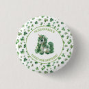 Recherche de trèfle chanceux badges Vert