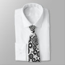 Recherche de rétro chic cravates Noir et blanc