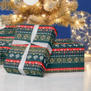 Recherche de motif nordique papier cadeau Flocons de neige