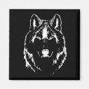Recherche de tête de loup magnets Animal