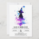 Recherche de de sorcière anniversaire invitations Magique