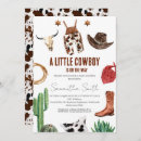 Recherche de cowboy baby shower garçon invitations Rustique