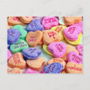 Recherche de bonbons coeur cartes postales Romance