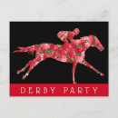 Recherche de cheval rose cartes postales Fête de derby