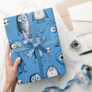 Recherche de anniversaire monstre papier cadeau Bleu