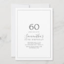 Recherche de vintage 60th anniversaire invitations Pour elle