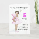 Recherche de 5ème anniversaire cartes Fille