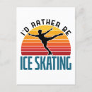 Recherche de patineur artistique cartes postales Vintage