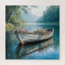 Recherche de bateaux puzzles Rustique