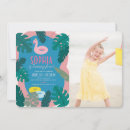 Recherche de partie au néon invitations Tropical