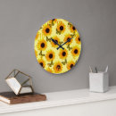 Recherche de grand tournesol horloges Pour elle