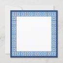 Recherche de clé grecque invitations Bleu