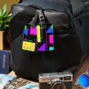 Recherche de années 80 bagages étiquettes Arc en ciel