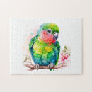 Recherche de perroquets sauvages puzzles Tropical