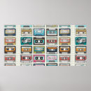 Recherche de cassette audio posters Noir