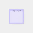 Recherche de purple post its Girly