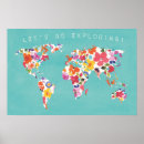 Recherche de continents art Globe