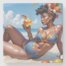 Recherche de noix coco de dessous de verres Mer