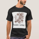 Recherche de tête de lion vêtements Noir