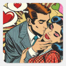 Recherche de vintage valentines day autocollants Rétro