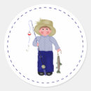 Recherche de pêcheur autocollants Enfant