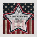 Recherche de couleurs de drapeau américain invitations 4 juillet