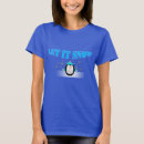 Recherche de saisonnier femme tshirts Flocons de neige