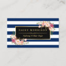Recherche de bleu royal et or cartes visite Salon