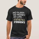 Recherche de statisticien tshirts Vie