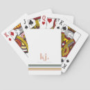 Recherche de chic jeux de cartes Monogramme