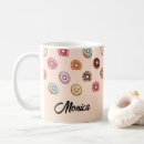 Recherche de beignet rose tasses Bleu