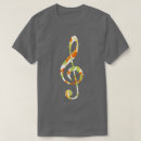 Recherche de treble clef tshirts Note musicale