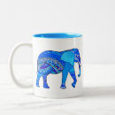 Recherche de motifs indiens tasses Éléphant