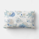 Recherche de motif floral bleu coussins Rose