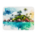 Recherche de peintures tropicales magnets Plage