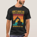 Recherche de excavatrice tshirts Site