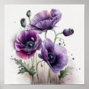 Recherche de pavot art Impression d'art floral