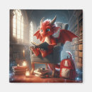 Recherche de dragon rouge magnets Imaginaire