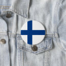 Recherche de drapeau finlande badges Blanc