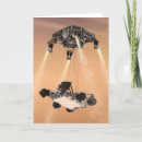 Recherche de curiosité vœux cartes Vaisseau spatial