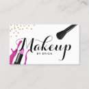 Recherche de lèvres rouges cartes visite Maquilleur