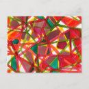Recherche de forme triangulaire cartes postales Abstrait